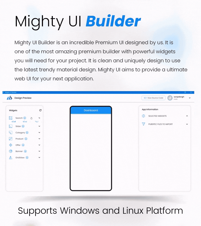 MightyUIKit - Flutter 3.x UI Kit with Screen Builder - 8